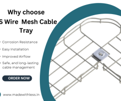 SS wire mesh cable tray